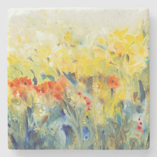 Porta-copo De Pedra Flores - Sway II