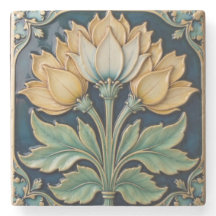 Florestas Amarelas e Brancas Porta copos Pedra