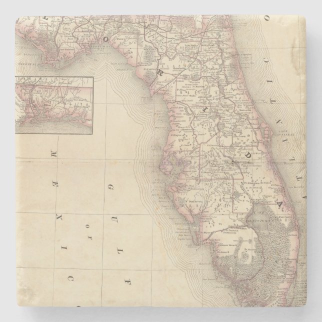 Porta-copo De Pedra Florida 10 2 (Frente)