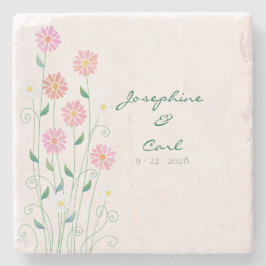 Porta-copo De Pedra Fofos cor-de-rosa