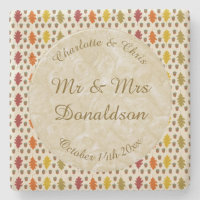 Folhas de carvalho e Acorns Fall Autumn Wedsed