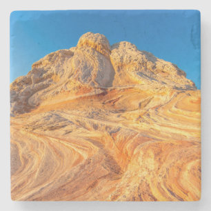 Porta-copo De Pedra Formações De Sandstone No Bolso Branco