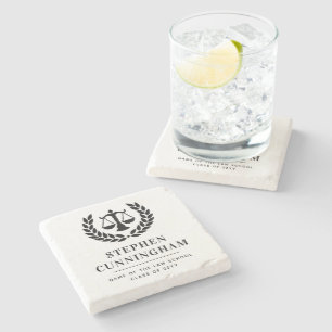 Porta-copo De Pedra Formatação Personalizada da Escola de Direito Mode