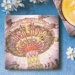 Porta-copo De Pedra Foto do carnaval cor-de-rosa, foto ousada, retrato