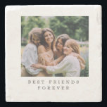 Porta-copo De Pedra Foto Personalizada Personalizada dos Melhores Amig<br><div class="desc">Porta copos Personalizada de Fotografias Personalizada dos Melhores Amigos para Sempre</div>