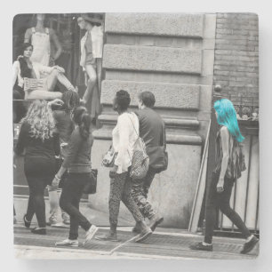 Porta-copo De Pedra Foto urbana da rua da Nova Iorque