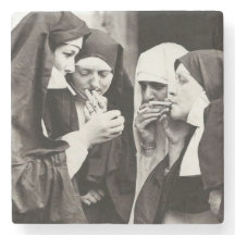 Fotografia da Vintage do Tabagismo das freiras