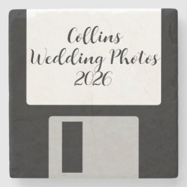 Porta-copo De Pedra Fotos do Casamento em Suporte de Pedra | Disquete