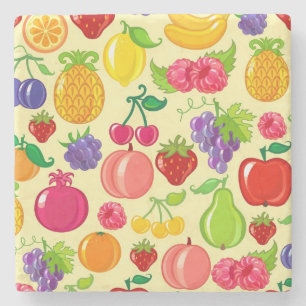 Porta-copo De Pedra Fruta