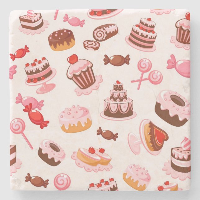 Porta-copo De Pedra Fundo doce (Frente)