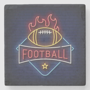 Porta-copo De Pedra Futebol Neon Simulado Muito Legal e Colorido