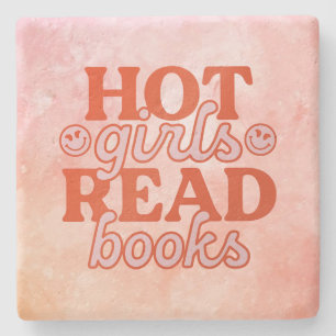 Porta-copo De Pedra Garotas Quentes Lêem Livros