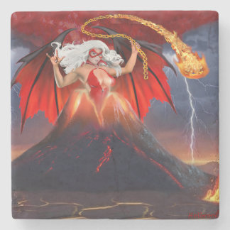 Porta-copo De Pedra Garotas Vampiras Querem se Divertir !