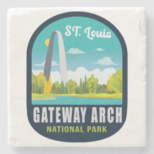 Porta-copo De Pedra Gateway Arch National Park Rua Louis - Missouri