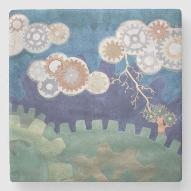 Porta-copo De Pedra Gear Storm (Frente)