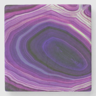 Porta-copo De Pedra Geodo roxo roscado por queda