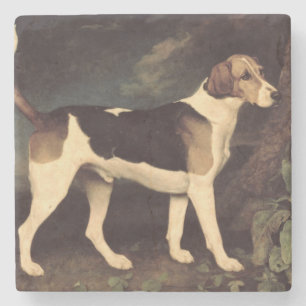 Porta-copo De Pedra George Stubbs Ringwood, um Foxhound de