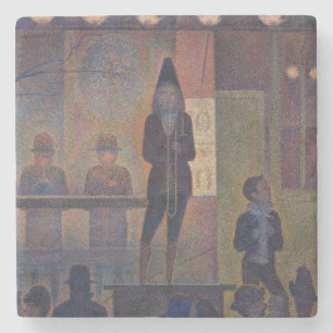 Porta-copo De Pedra Georges Seurat - Apresentação do Circo