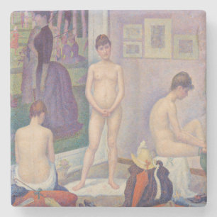 Porta-copo De Pedra Georges Seurat - As Modelos
