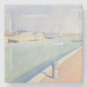 Porta-copo De Pedra Georges Seurat - O Canal das Gravelinas