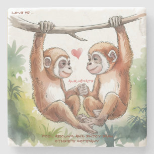 Porta-copo De Pedra Gibbons no Amor