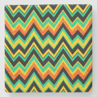 Glitter chevron zigzag geométrico colorido