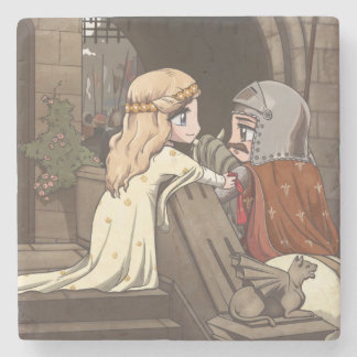 Porta-copo De Pedra Godspeed meu cavaleiro de Chibi!