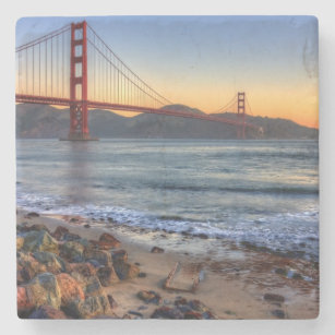 Porta-copo De Pedra Golden gate bridge da fuga de San Francisco Bay