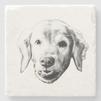 Porta-copo De Pedra Golden Restful Moment