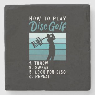 Porta-copo De Pedra Golf De Disco - Como Jogar Golf De Disco