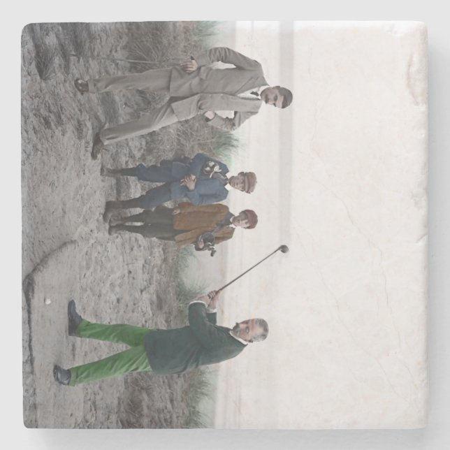 Porta-copo De Pedra Golfe 1907 II (Frente)