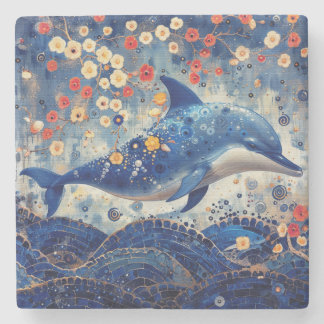 Porta-copo De Pedra Golfinho Whimsical
