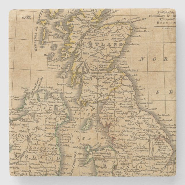 Porta-copo De Pedra Grâ Bretanha (Frente)