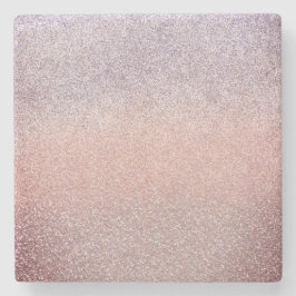 Porta-copo De Pedra Gradiente Brilho Falso Sparkly Rosa