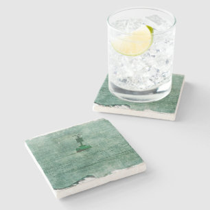 Porta-copo De Pedra Green Buoy - Barnegat Inlet - Nova Jersey - IBSP