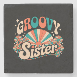 Porta-copo De Pedra Groovy Sister Boho Vibes