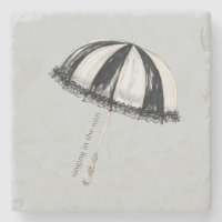 Guarda-chuva Preto Branco Chuva