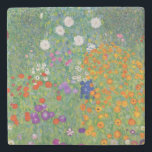 Porta-copo De Pedra Gustav Klimt Flower Garden Vintage Art Nouveau<br><div class="desc">Gustav Klimt Flower Garden Vintage Art Nouveau Pintura De Belas Artes 1907</div>
