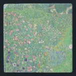 Porta-copo De Pedra Gustav Klimt - Paisagem do Jardim Italiano<br><div class="desc">Paisagem do Jardim Italiano / Paisagem Horticultural Italiana - Gustav Klimt,  Oil on Canvas,  1913</div>
