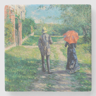 Porta-copo De Pedra Gustave Caillebotte - O Caminho Subindo