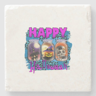 Porta-copo De Pedra Halloween Happy Halloween Aniversário