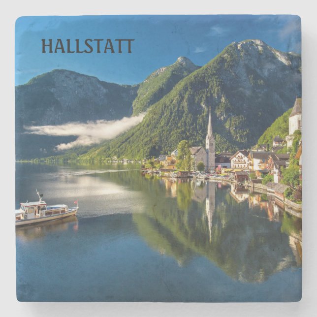 Porta-copo De Pedra Hallstatt Áustria (Frente)
