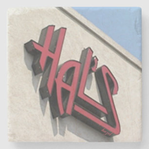 Porta-copo De Pedra Hal's Steakhouse, Hal's Buckhead, Hal's Atlanta