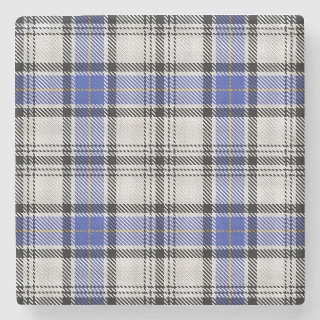 Porta-copo De Pedra Hannay Tartan (Frente)