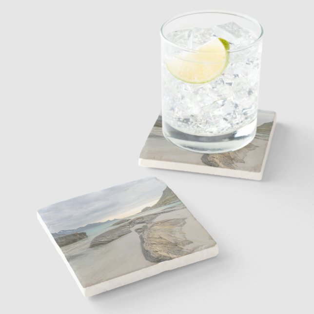 Porta-copo De Pedra Haukland Lofoten (Lateral)