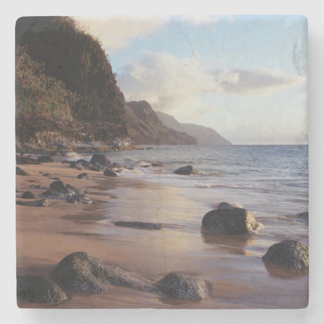 Porta-copo De Pedra Havaí, Kauai, Haena State Park 2 (Frente)