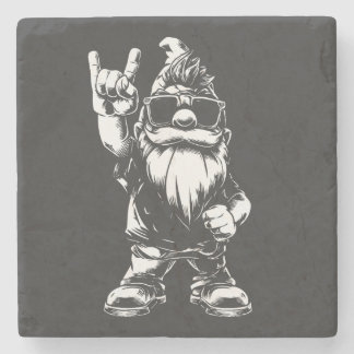 Porta-copo De Pedra Heavy Metal Gartenzwerg – Rockstyle