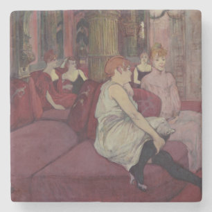 Porta-copo De Pedra Henri de Toulouse-Lautrec   no salão de beleza no