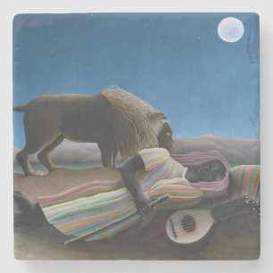 Porta-copo De Pedra Henri Rousseau - A Cigana Adormecida