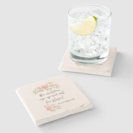 Porta-copo De Pedra Her children rise up and call her blessed 